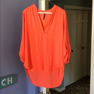 Neon High Low Tunic